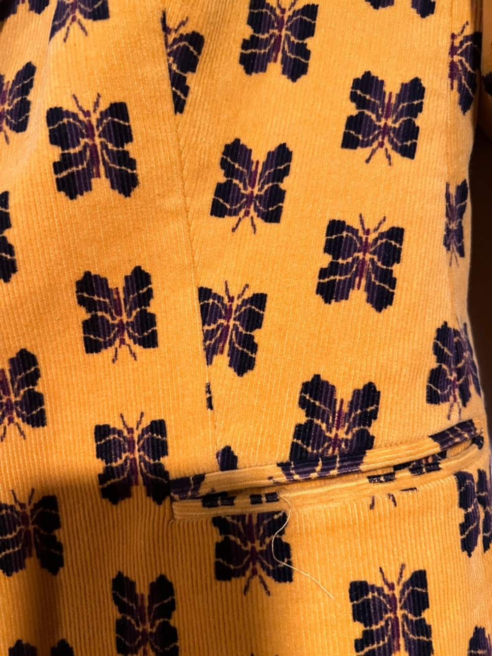 J. Crew Golden Blazer with Butterfly Motif - Picture 2 of 4